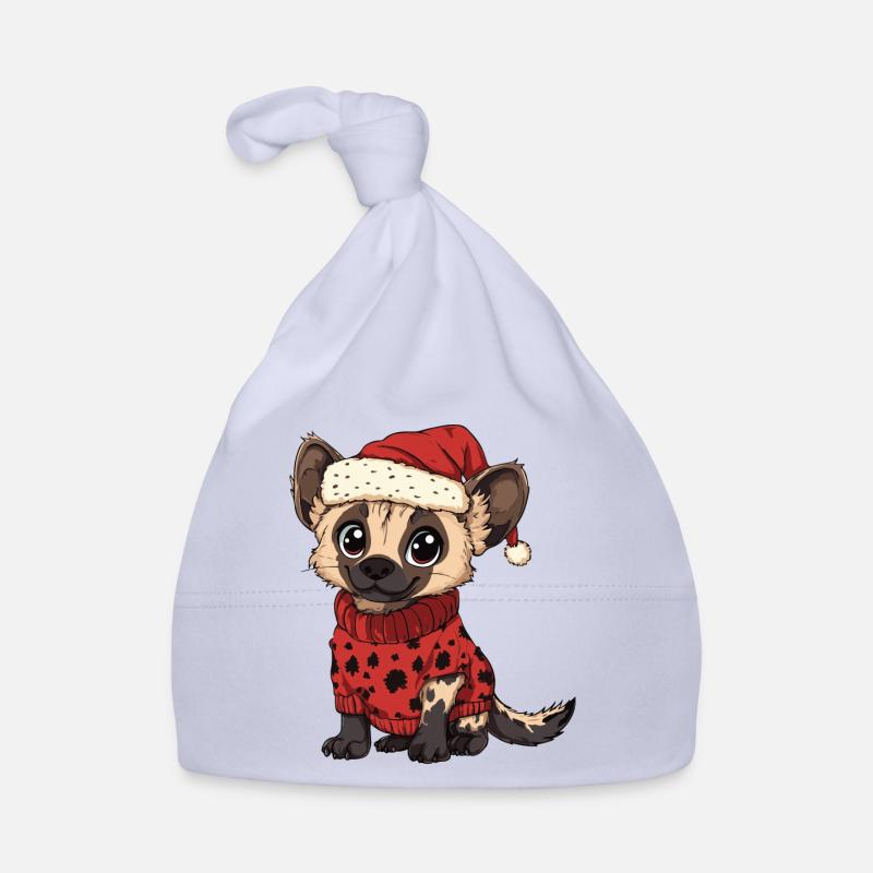 Bande dessinée de Noël de hyène Bonnet bio Bébé
