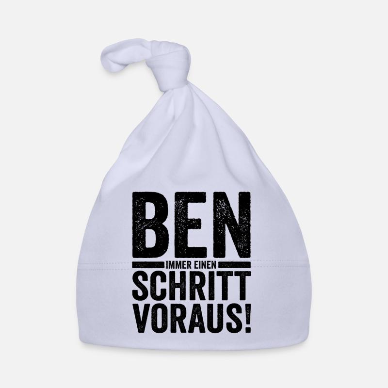First name Ben Organic Baby Cap