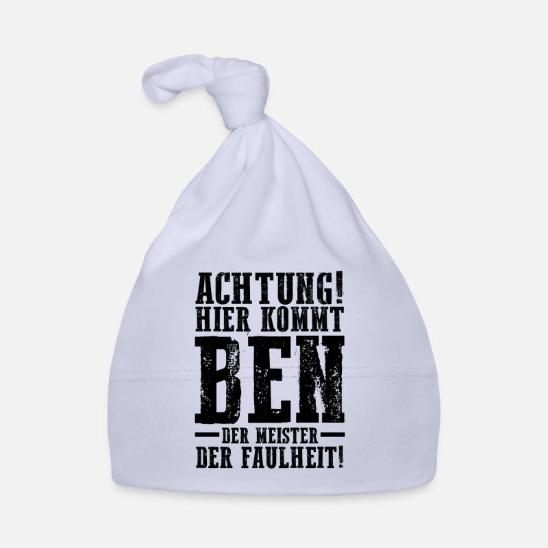 First name Ben Organic Baby Cap