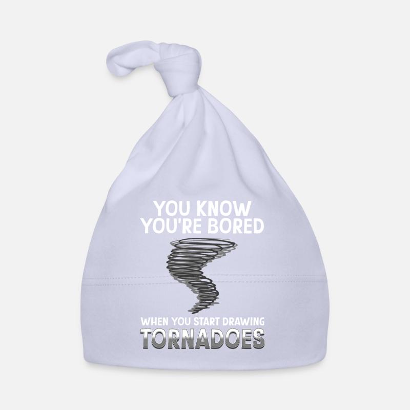 Funny Science Humor Nerd Geek Tornado Organic Baby Cap