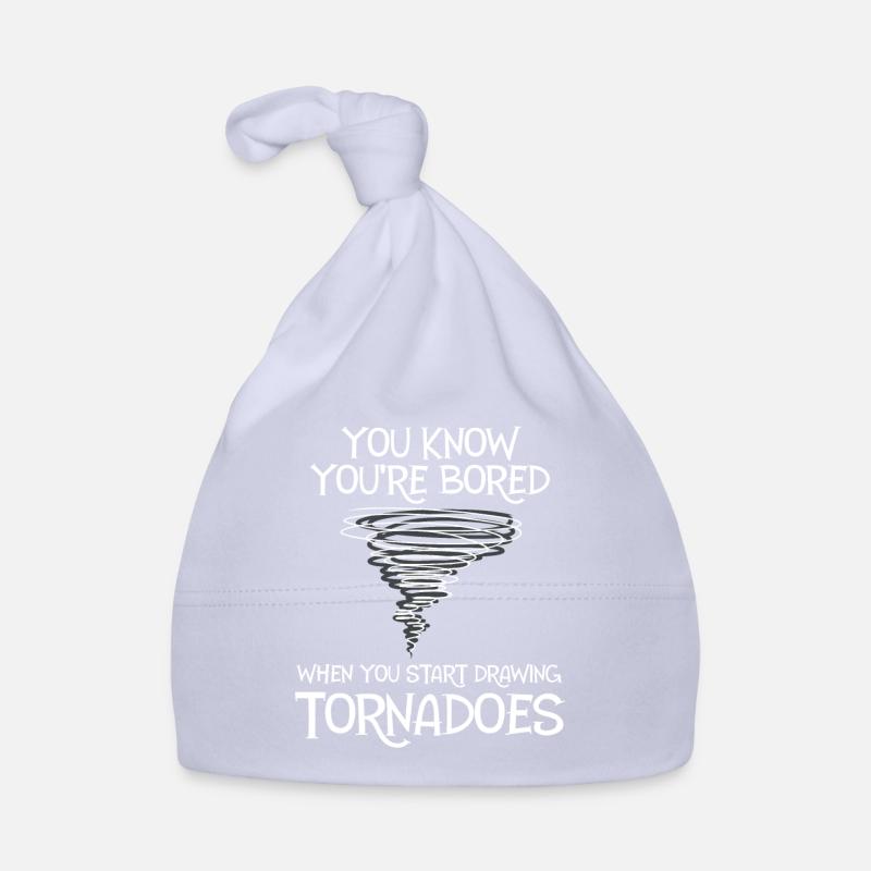 Funny Science Humor Nerd Geek Tornado Organic Baby Cap