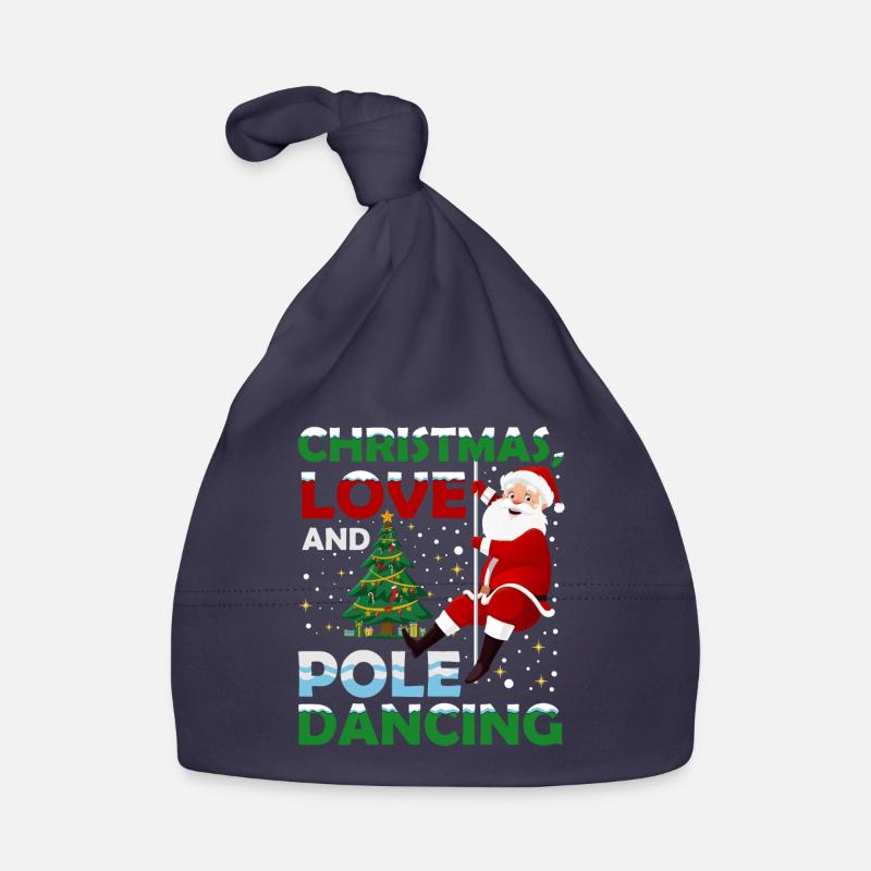 Danseuse de pole, Pole dance, Noël, Amour Bonnet bio Bébé