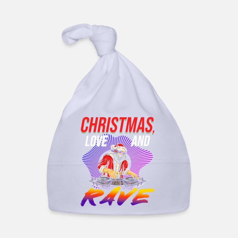 Christmas Disco, Rave, Techno, House, Goa, Party Organic Baby Cap