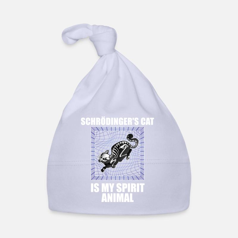 Le chat de Schrödinger : Funny Science Bonnet bio Bébé