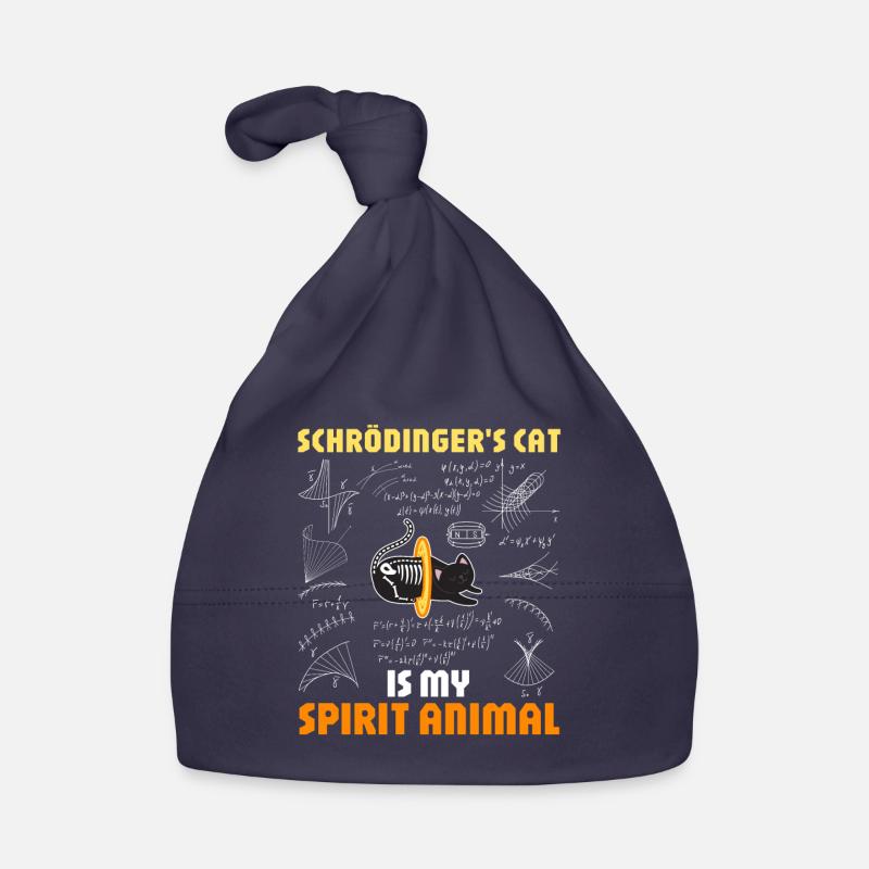 Physics Quantum Nerd Dead + Alive Schrödingers Organic Baby Cap