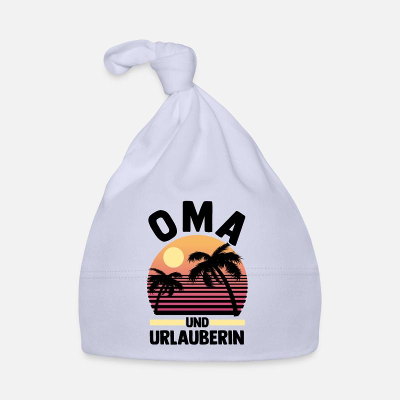 Urlaub Urlauberin Großmutter Oma Baby Bio-Mütze