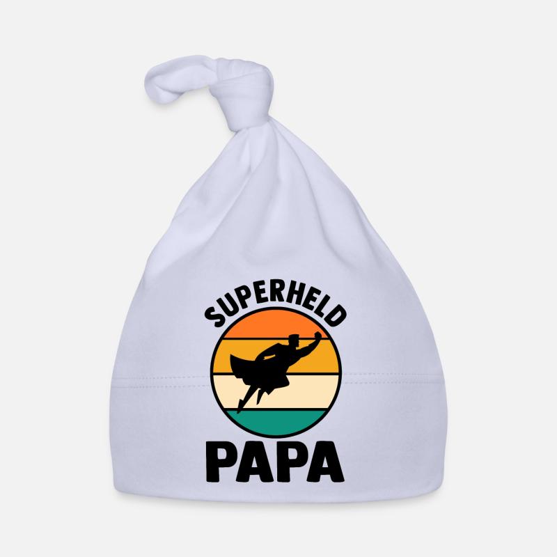 Vater Superheld Papa Baby Bio-Mütze