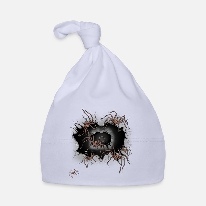 araignées araignées Halloween Bonnet bio Bébé