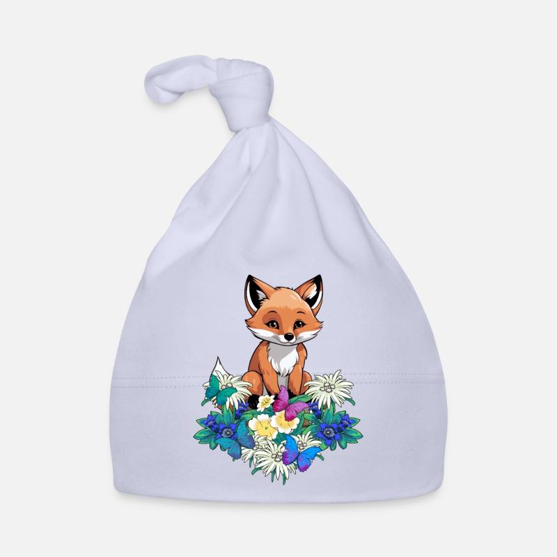 Spring Fox Foxes Children Child Tyrol Austria Organic Baby Cap