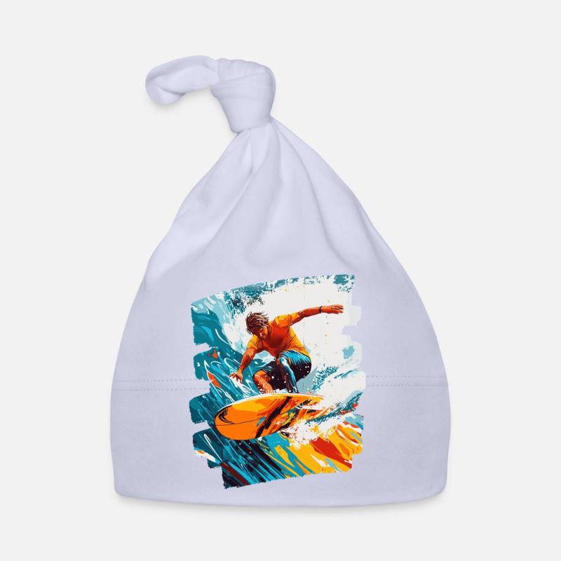 Surfeur Surf Planche de surf Surf Bonnet bio Bébé
