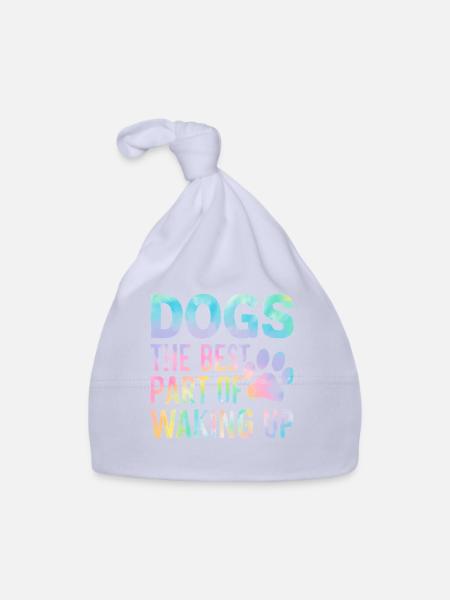 Cadeaux de grand-mère pour chien - Bonnet bio Bébé - ciel - Devant