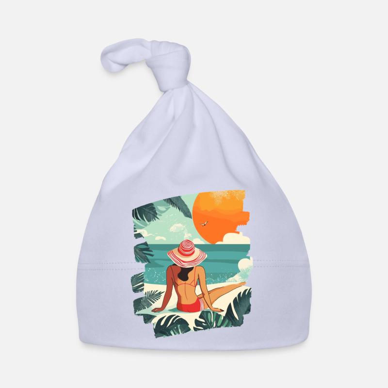 Sommer Retro Baby Bio-Mütze