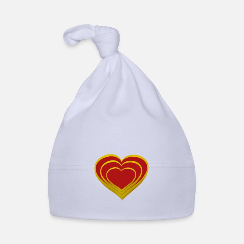 Coeurs Coeurs Saint-Valentin Amour Saint-Valentin Bonnet bio Bébé