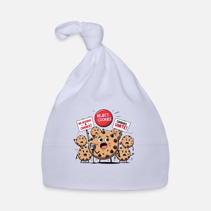 Cookie Rebellion - Conception amusante de protestation de biscuits Bonnet bio Bébé
