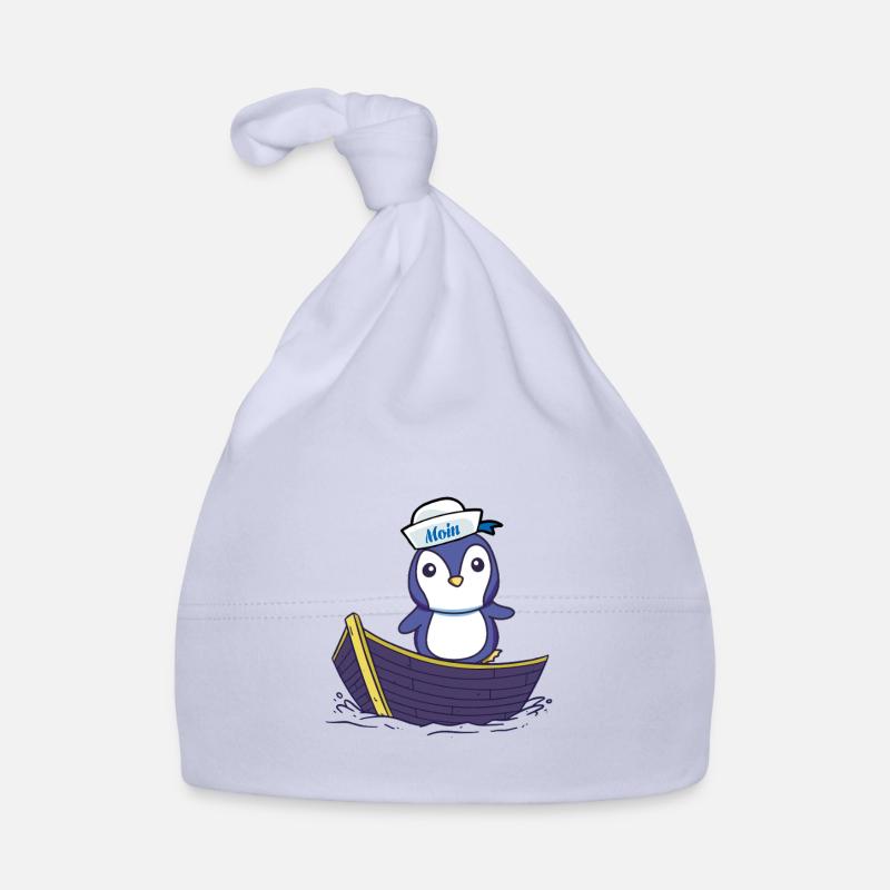 Kind Kinder Boot Seemann Seefahrer Pinguin Baby Bio-Mütze