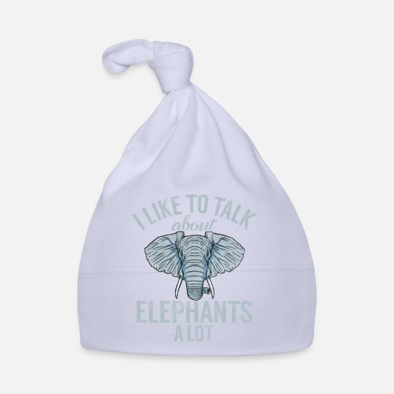 Elephant Lovers Gifts Baby Bio-Mütze