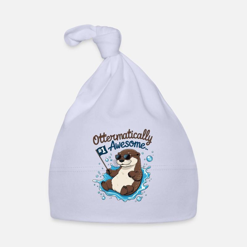 Cool comme une loutre – Funny Otter Bonnet bio Bébé