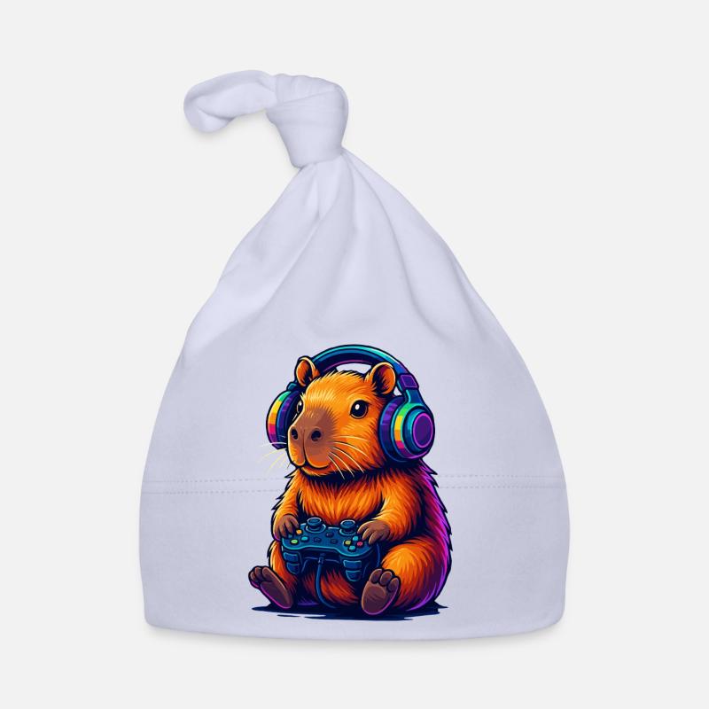 Ambiance de jeu Capybara Bonnet bio Bébé