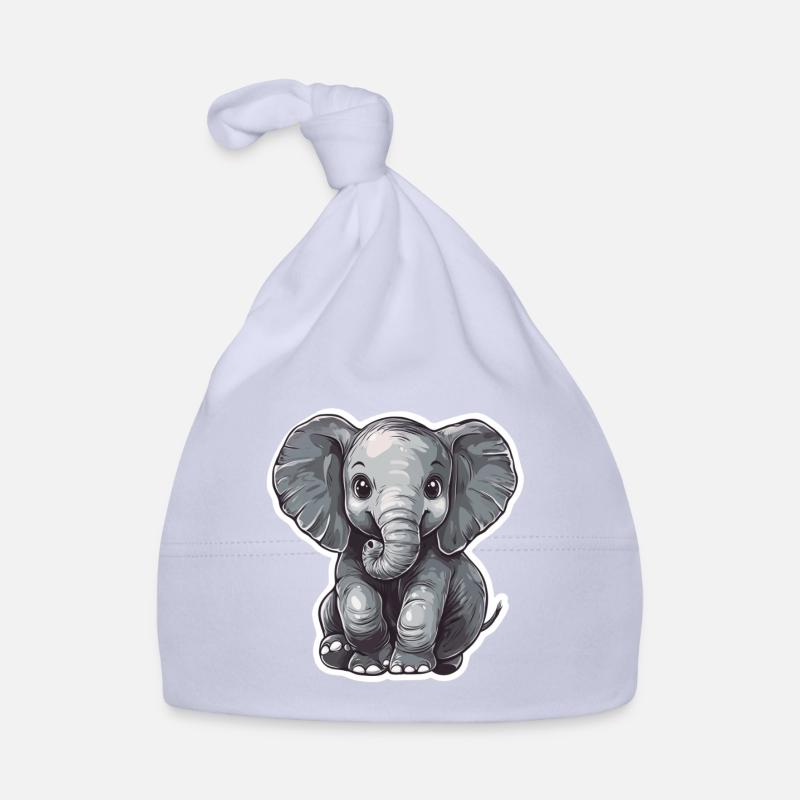 Éléphant Bonnet bio Bébé