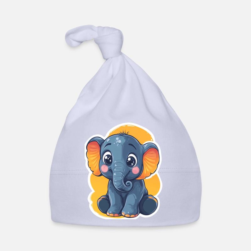 Éléphant Bonnet bio Bébé
