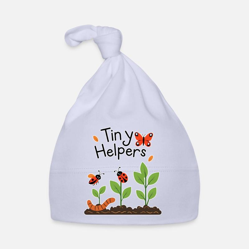 Winzige Helfer im Garten Baby Bio-Mütze