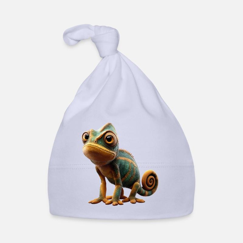 Chameleon Lizard Reptile Chameleon Iguana Lizard Organic Baby Cap