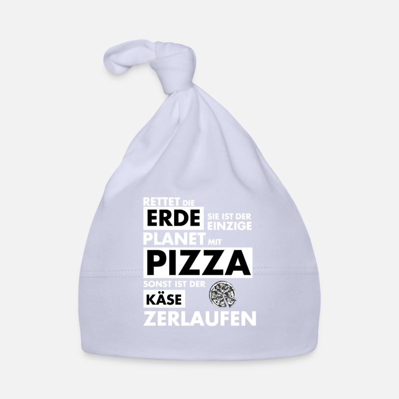 Save the Earth, the only planet with pizza Organic Baby Cap