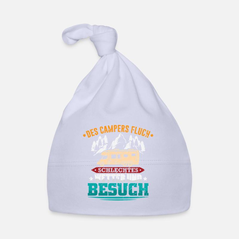 Camper Camping Caravane Dicton Bonnet bio Bébé