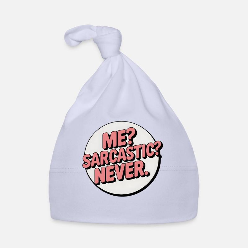 Sarcastic Self-Expression Badge Organic Baby Cap