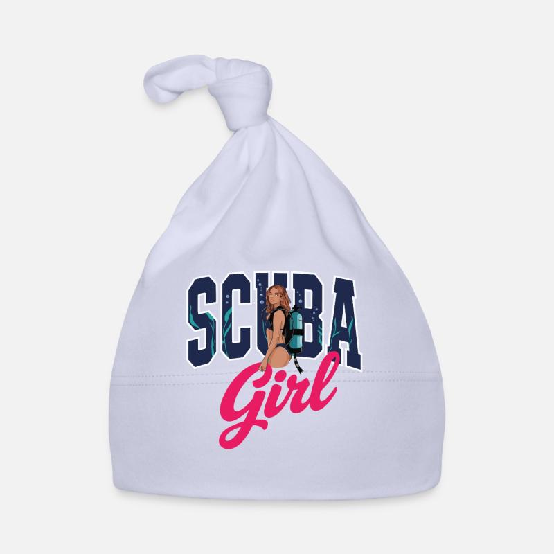 Conception de plongée sous-marine pour fille Bonnet bio Bébé