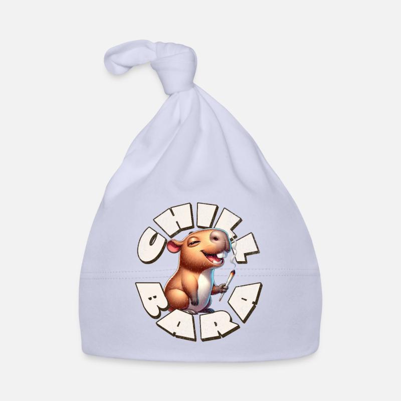 Capibara Chill Bara Cappellino ecologico per neonato