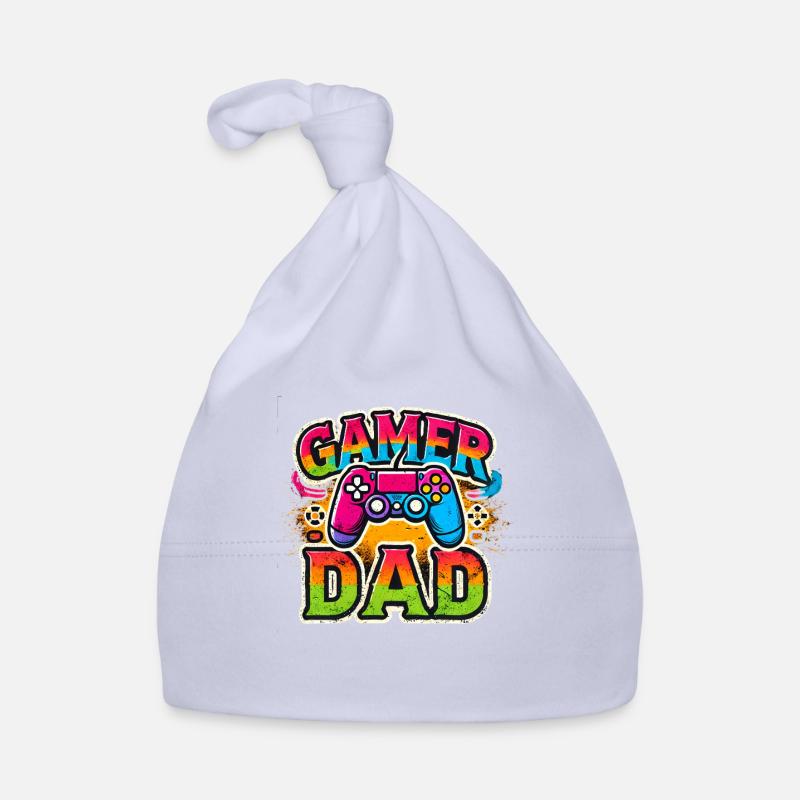 Gamer Papa Rainbow Controller, Vater Gaming Baby Bio-Mütze