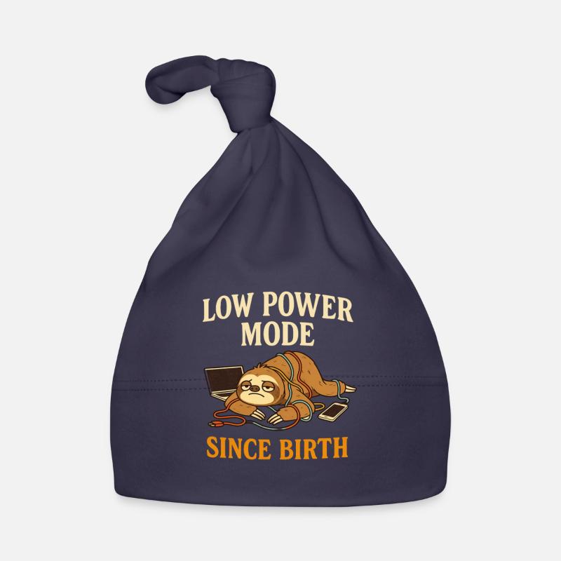 Sloth Humor Organic Baby Cap