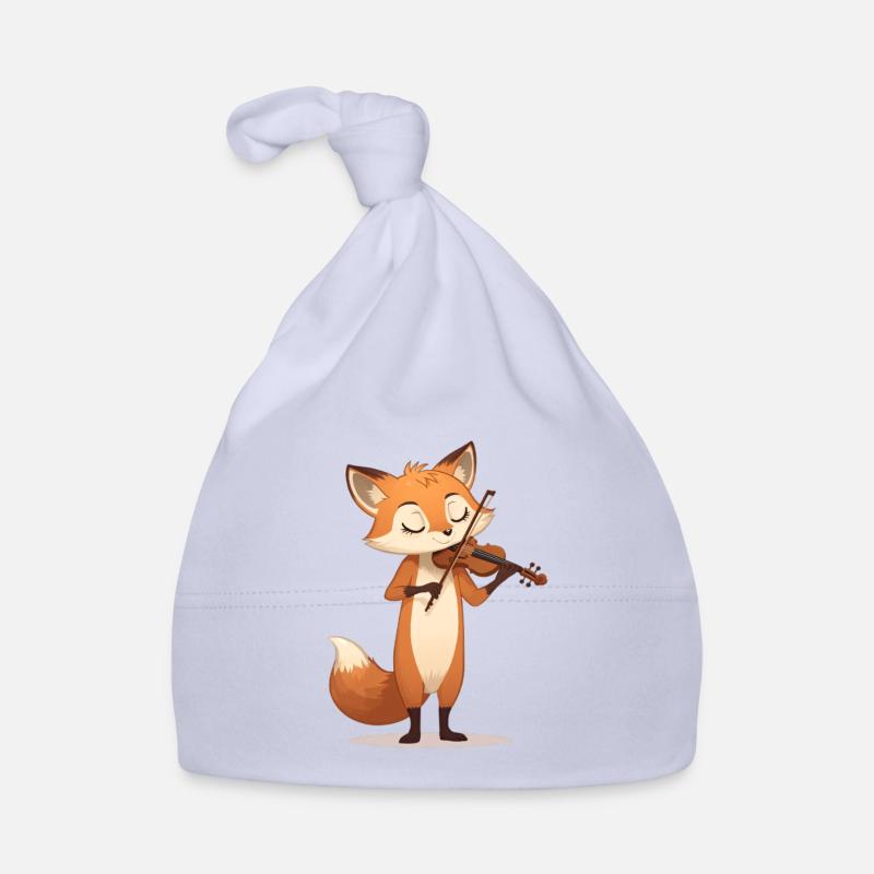 Gentle Fox Violin Organic Baby Cap