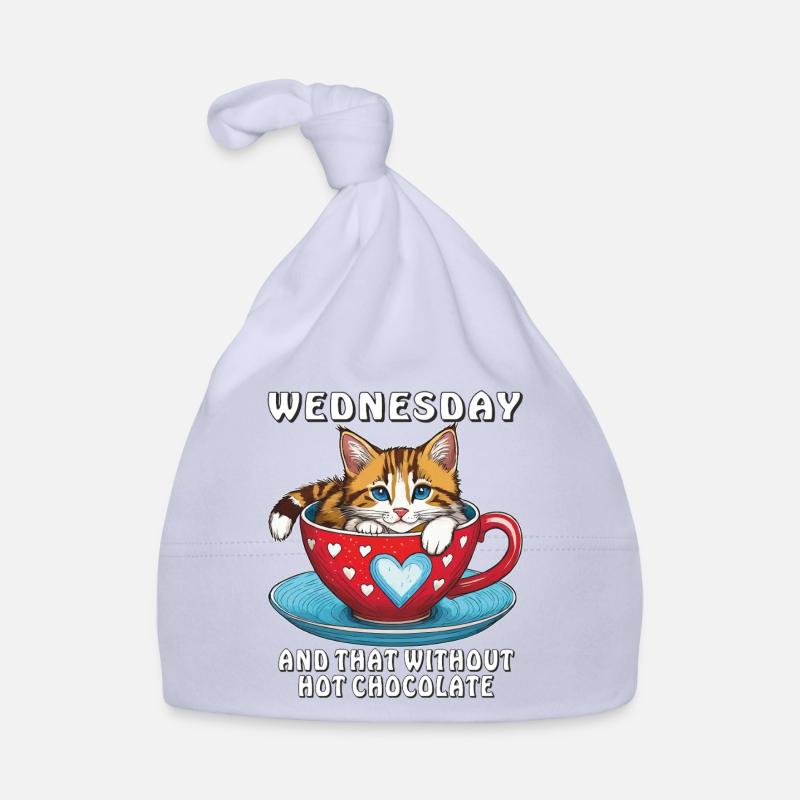 MERCREDI CHAT ET CELA SANS CHOCOLAT CHAUD Bonnet bio Bébé