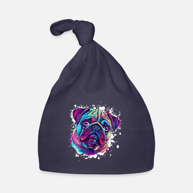 Neon Carlin Portrait Couleur Explosion Bonnet bio Bébé