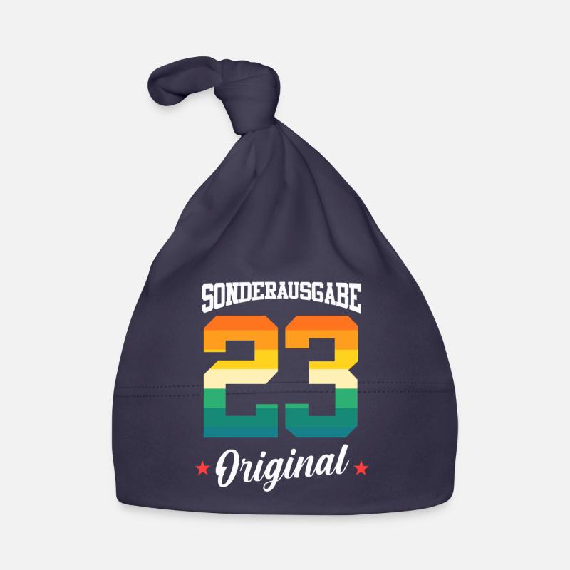 23 Birthday Organic Baby Cap
