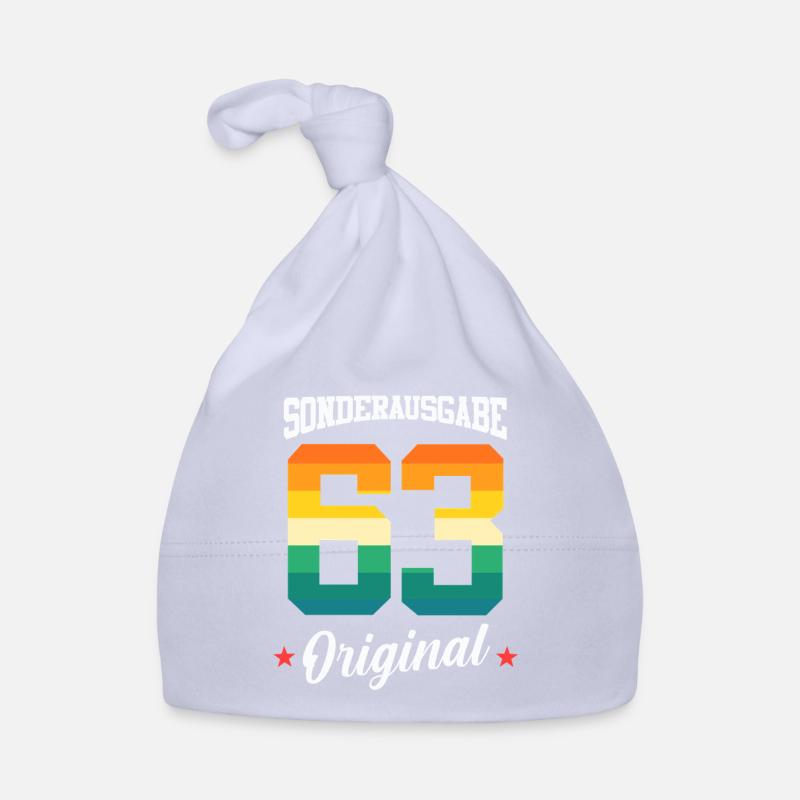 63 Anniversaire Bonnet bio Bébé