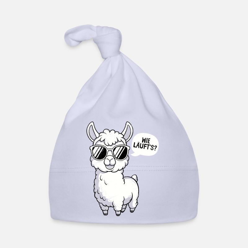 Alpaca HOW IS IT GOING? Llama Funny Organic Baby Cap