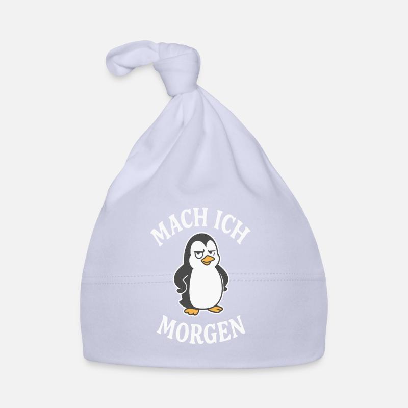 Mach ich Morgen Pinguin Baby Bio-Mütze