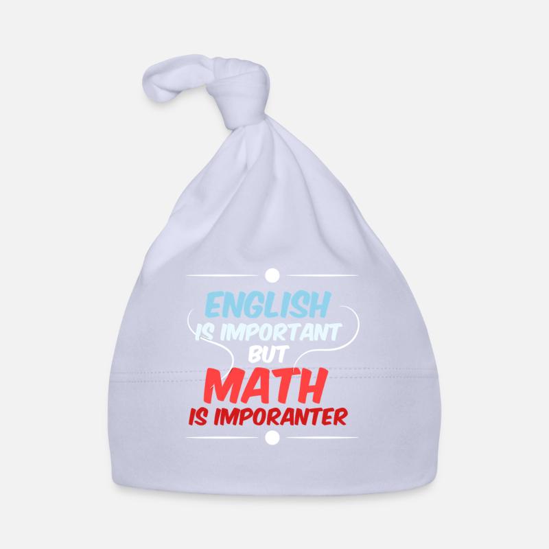 Math Math Math Teacher Mathematician Organic Baby Cap