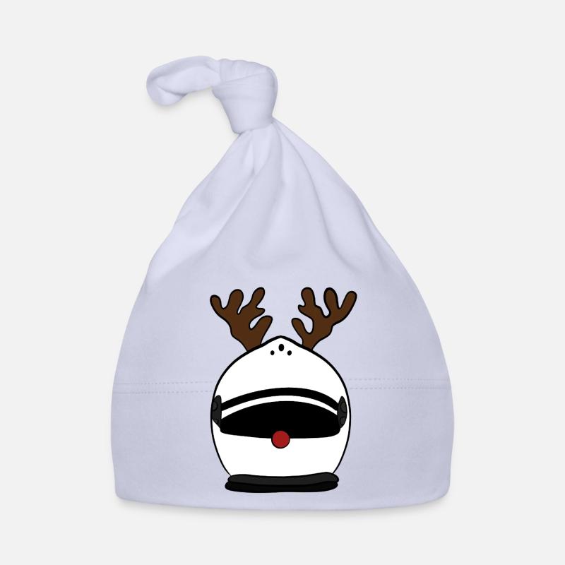 Casque w - Bonnet bio Bébé - ciel