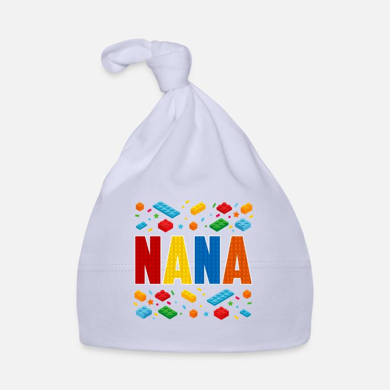 Nana brique constructeur grand-mère créative amant de blocs Bonnet bio Bébé