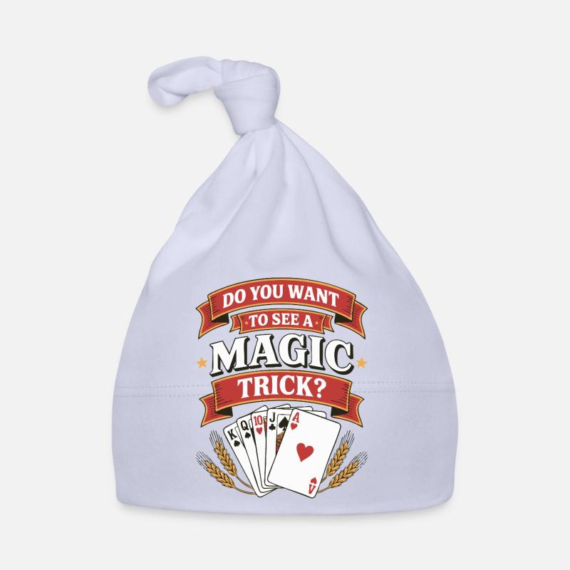 Magic Trick - Card Magic Vintage Design Organic Baby Cap