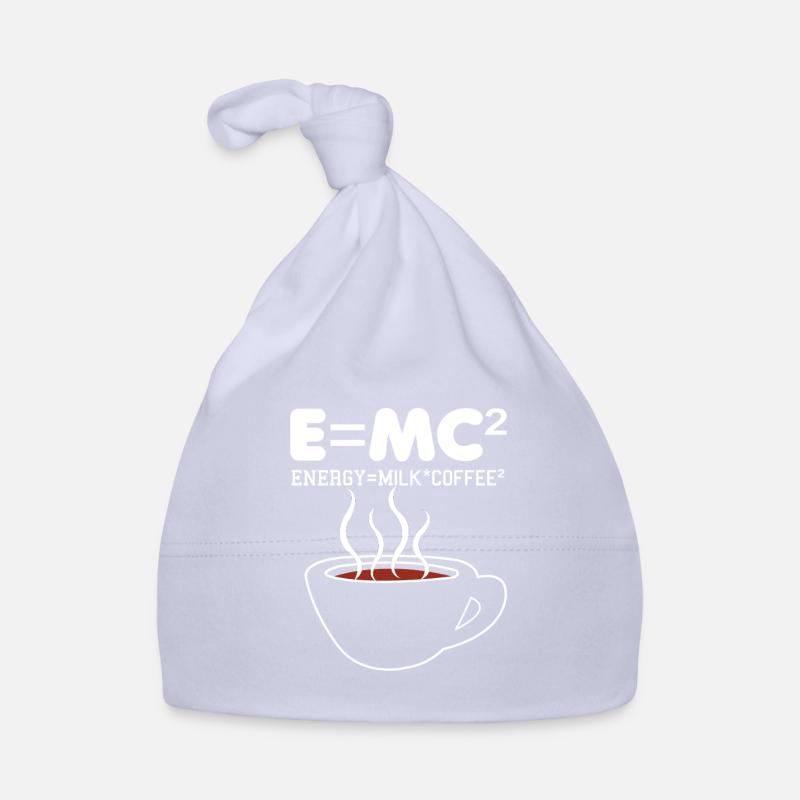 Kaffeeformel E=MC2 Illustration Baby Bio-Mütze