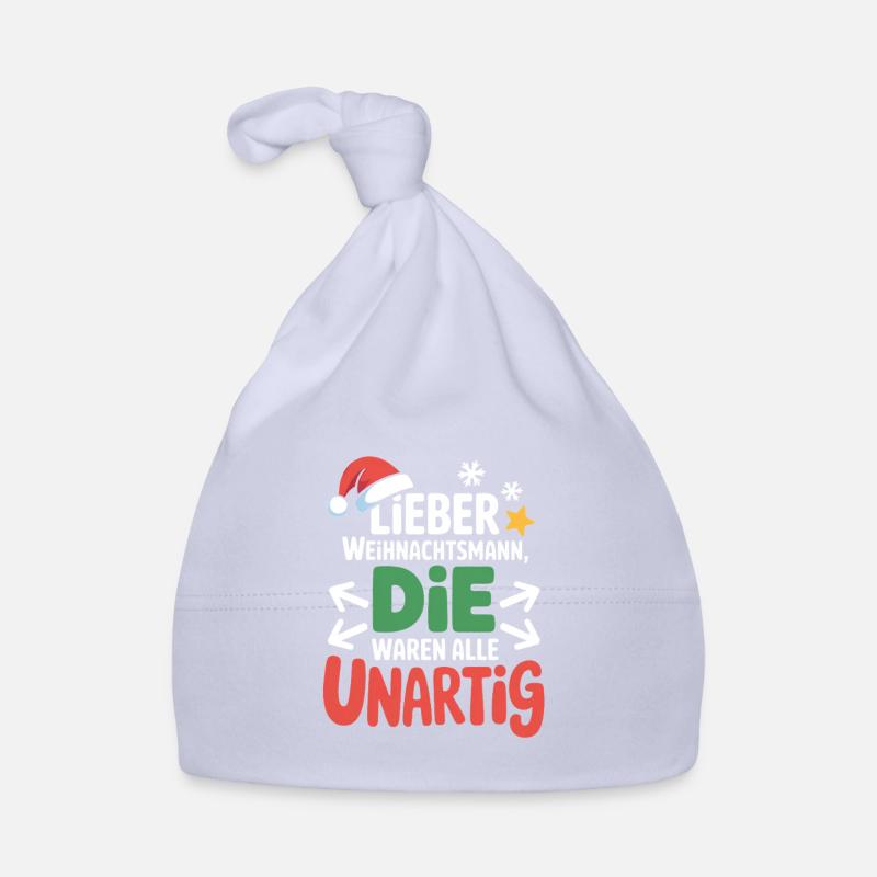 Le Père Noël arrive coquin Bonnet bio Bébé