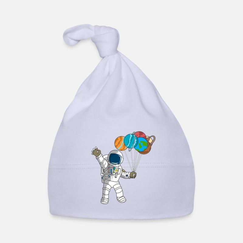 Astronaute 4e anniversaire : design d’enfant de la planète spatiale Bonnet bio Bébé