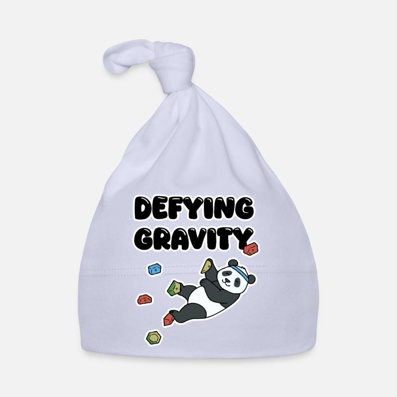 Grimpe de panda chill | Bloc de Résistance à la Gravité Bonnet bio Bébé