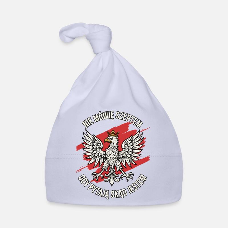 Polish Eagle Pride Statement Design Baby Bio-Mütze