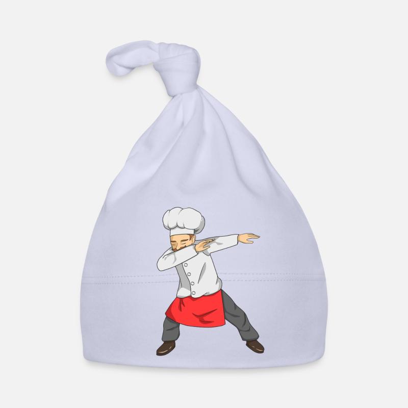 Dabbing Chef Funny Cooking Master Culinary Kitchen Organic Baby Cap